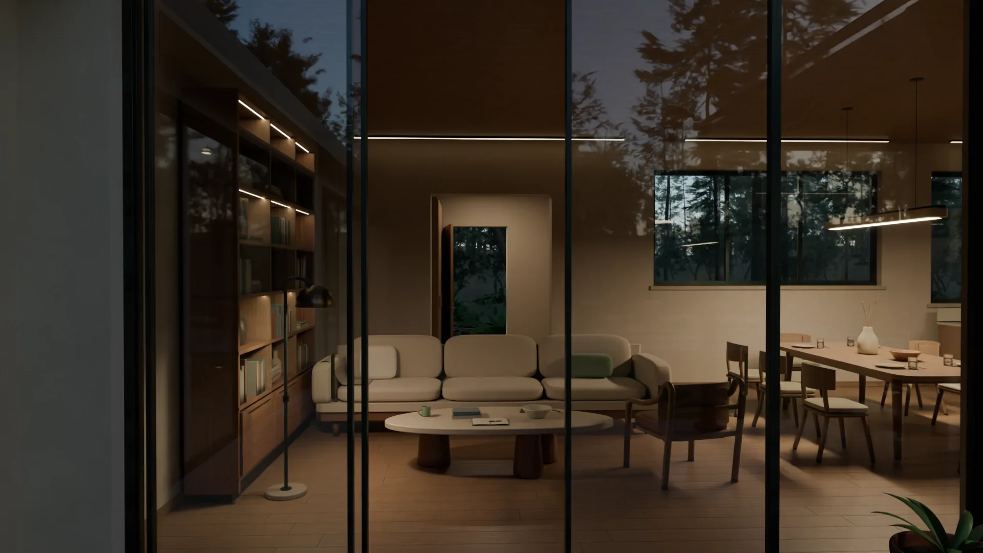 A furnished interior from OpenAI's GPT-6 Astra and Codex architecture example